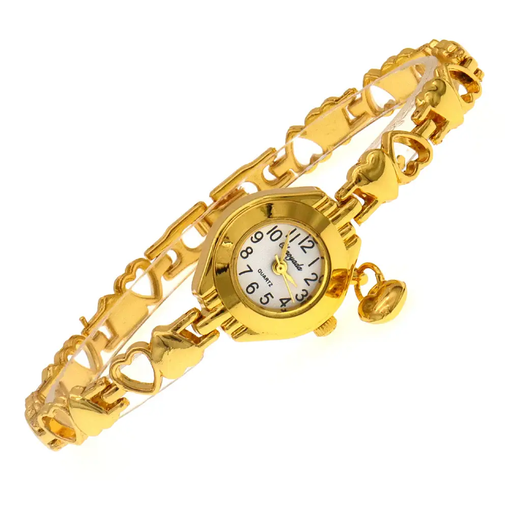 Multi-Color Hollow Love Bracelets Quartz Watch Set - Image 3
