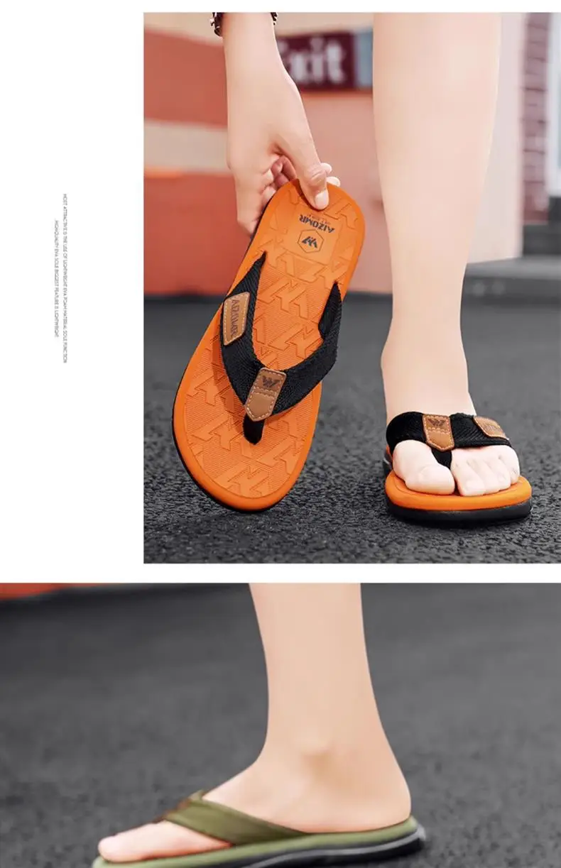 Vietnamese High-end Flip-flops Men's Summer Outer Wear Sports Flip-flops Outdoor Soft-soled Beach Large Size Sandals — feature 10