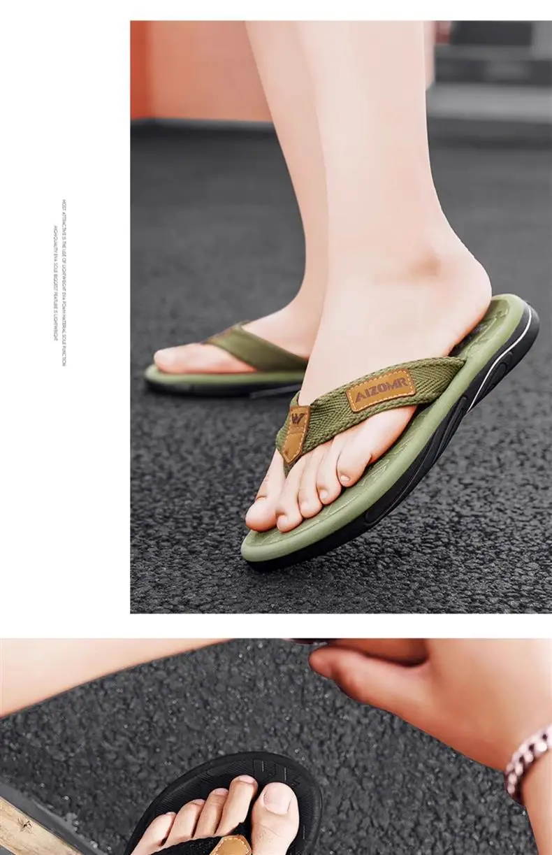 Vietnamese High-end Flip-flops Men's Summer Outer Wear Sports Flip-flops Outdoor Soft-soled Beach Large Size Sandals — feature 12