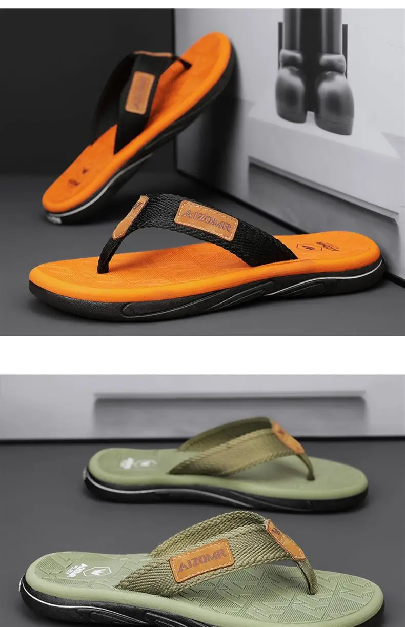 Vietnamese High-end Flip-flops Men's Summer Outer Wear Sports Flip-flops Outdoor Soft-soled Beach Large Size Sandals — feature 19