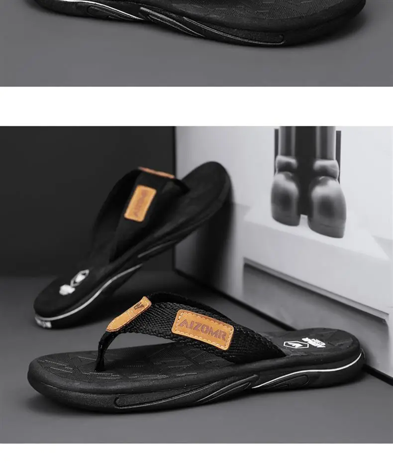 Vietnamese High-end Flip-flops Men's Summer Outer Wear Sports Flip-flops Outdoor Soft-soled Beach Large Size Sandals — feature 22