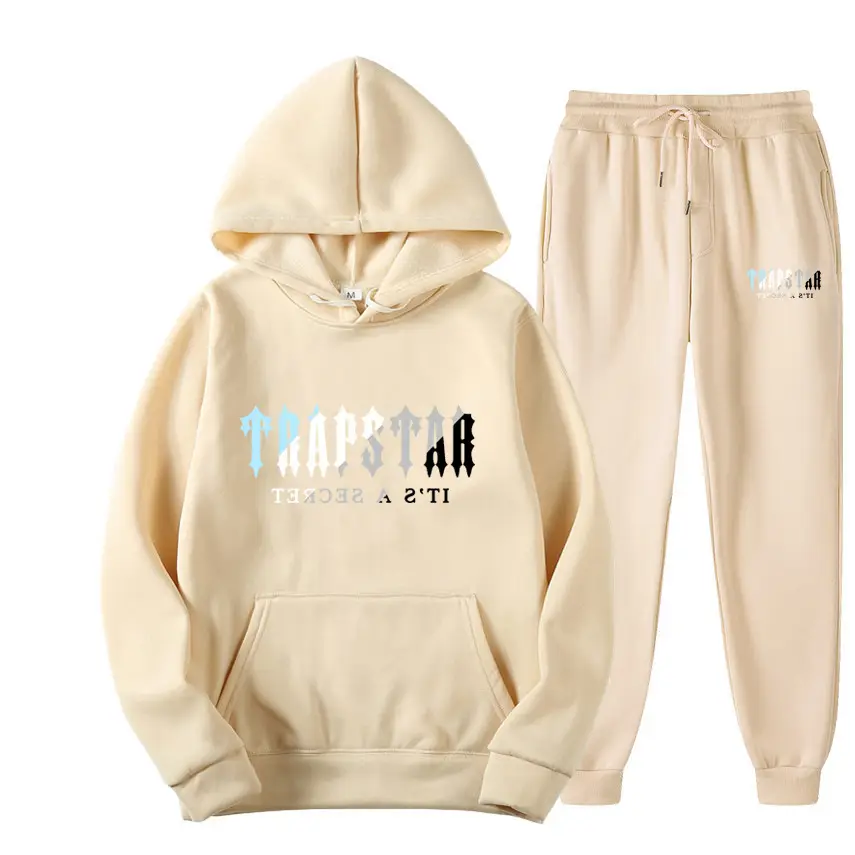 Trapstar Black Hoodie Sweatpants Set for Men Women Fleece Lined — feature 6