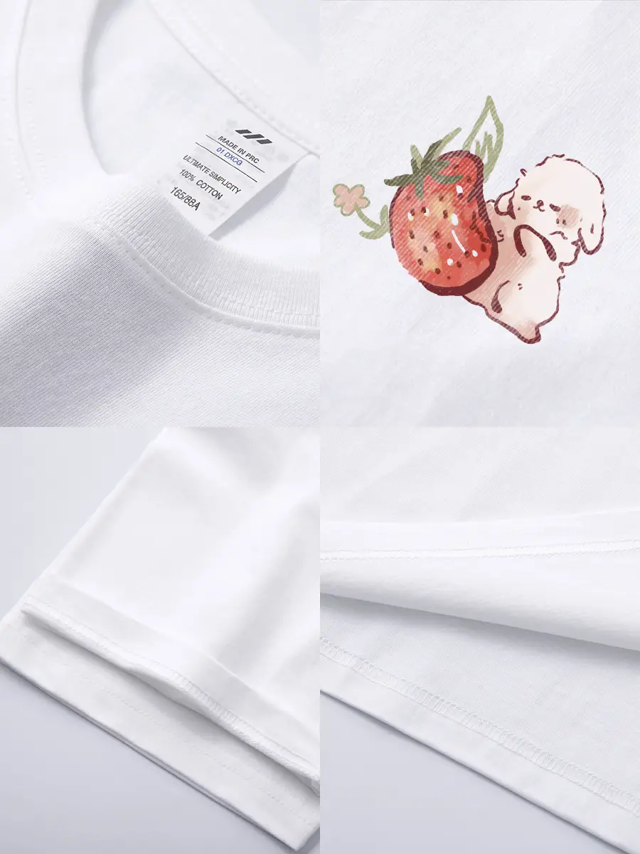 Men White Cotton Joker Print T-Shirt Short Sleeve - Image 11