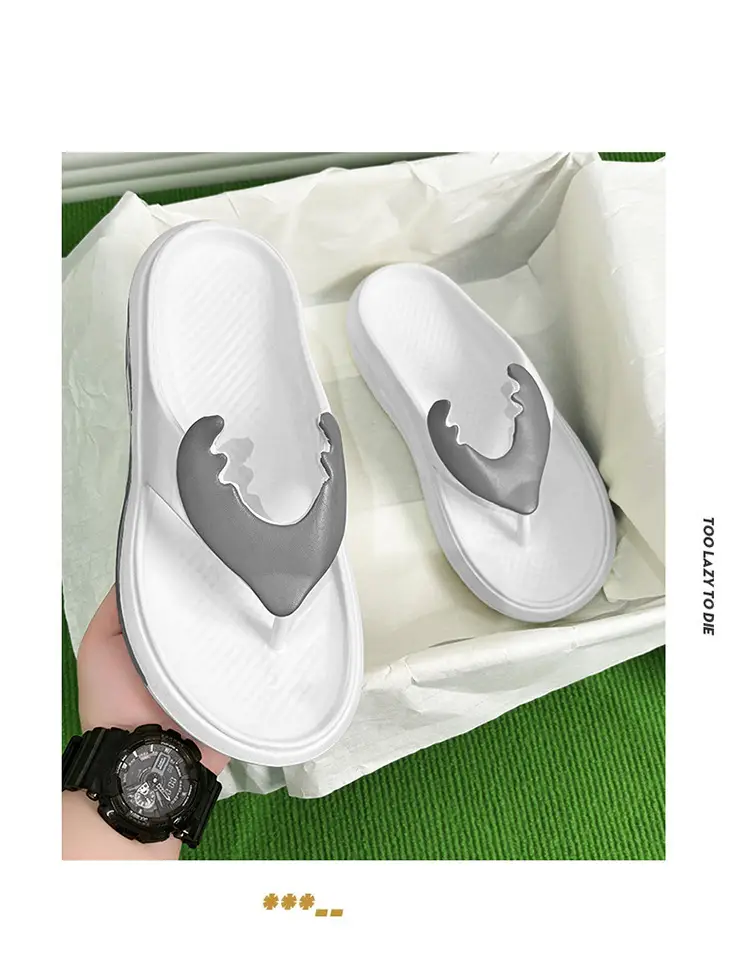 Flip-Flops Men's New Summer Outer Wear Non-Slip Soft-Soled Flip-Flops Outdoor Casual Fashion Beach Slippers — feature 25