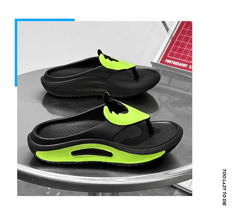 Flip-Flops Men's New Summer Outer Wear Non-Slip Soft-Soled Flip-Flops Outdoor Casual Fashion Beach Slippers — feature 29