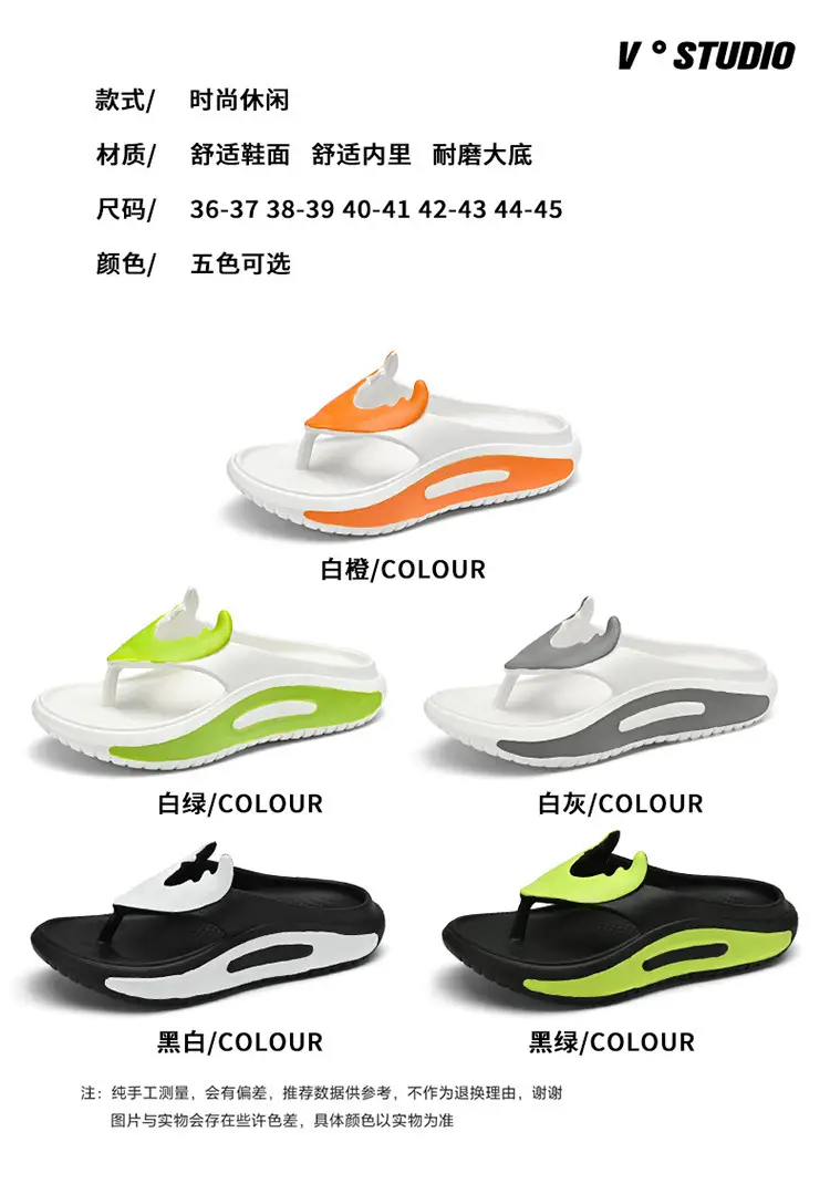 Flip-Flops Men's New Summer Outer Wear Non-Slip Soft-Soled Flip-Flops Outdoor Casual Fashion Beach Slippers — feature 3
