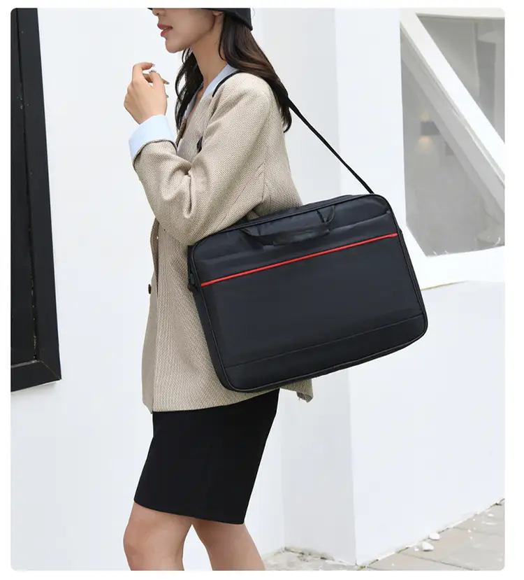 Lightweight Laptop Bag Blue Grey Shoulder Messenger — feature 22
