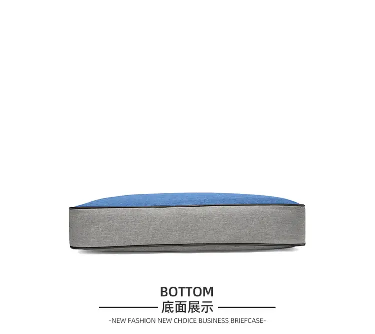 Lightweight Laptop Bag Blue Grey Shoulder Messenger — feature 27