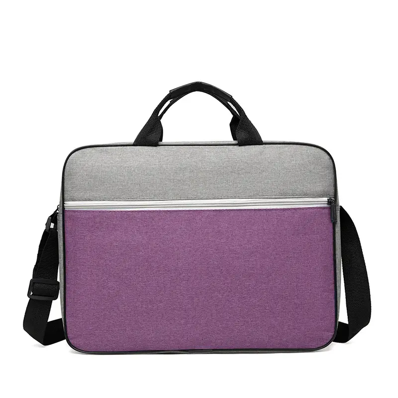 Lightweight Laptop Bag Blue Grey Shoulder Messenger - Image 4