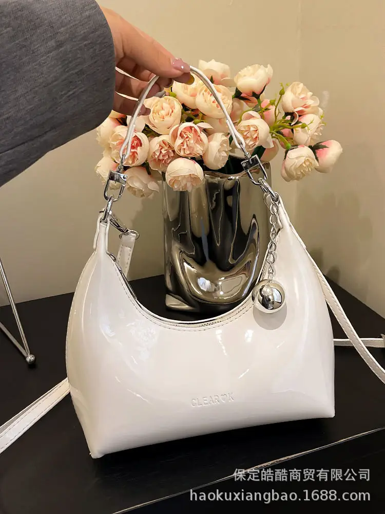 White Underarm Bag for Women 2024 Summer Style - Image 9