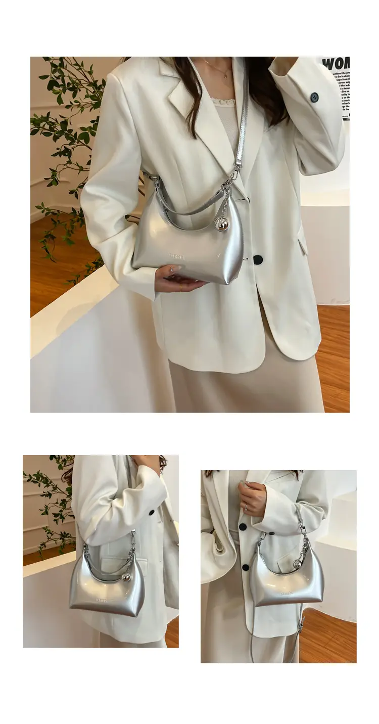 White Underarm Bag for Women 2024 Summer Style — feature 9