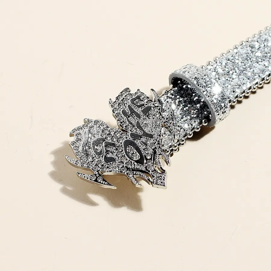 Rhinestone Belt Women's Decoration European American Fashion - Image 5