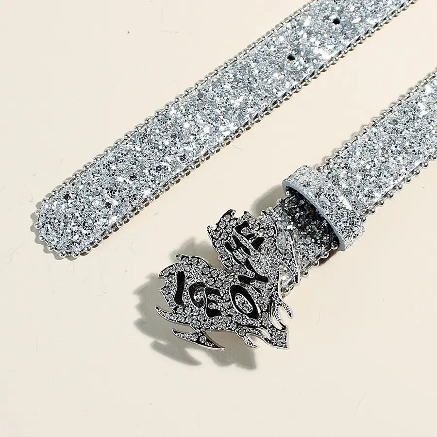 Rhinestone Belt Women's Decoration European American Fashion — feature 3