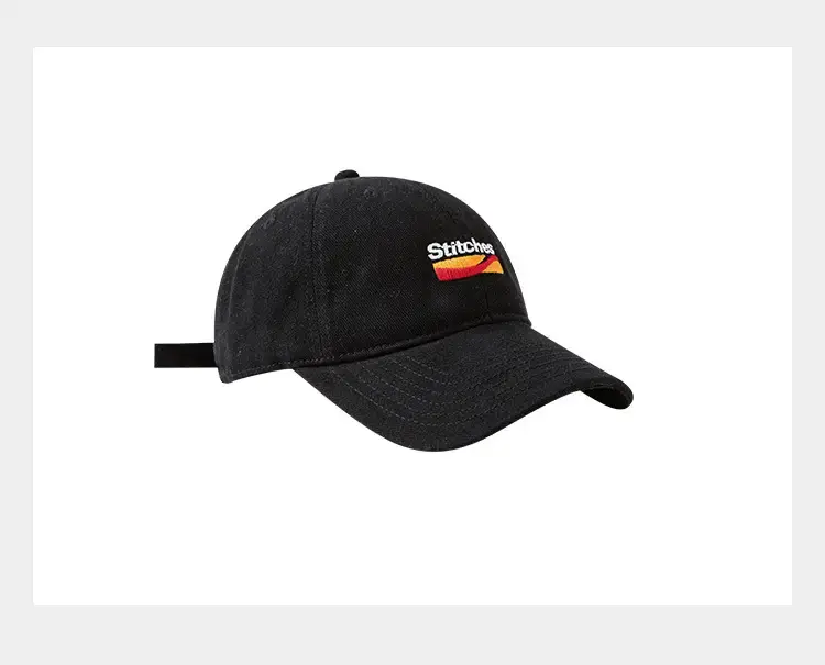 Japanese Baseball Cap with Embroidered Logo, Adjustable Strap, Beige — feature 11