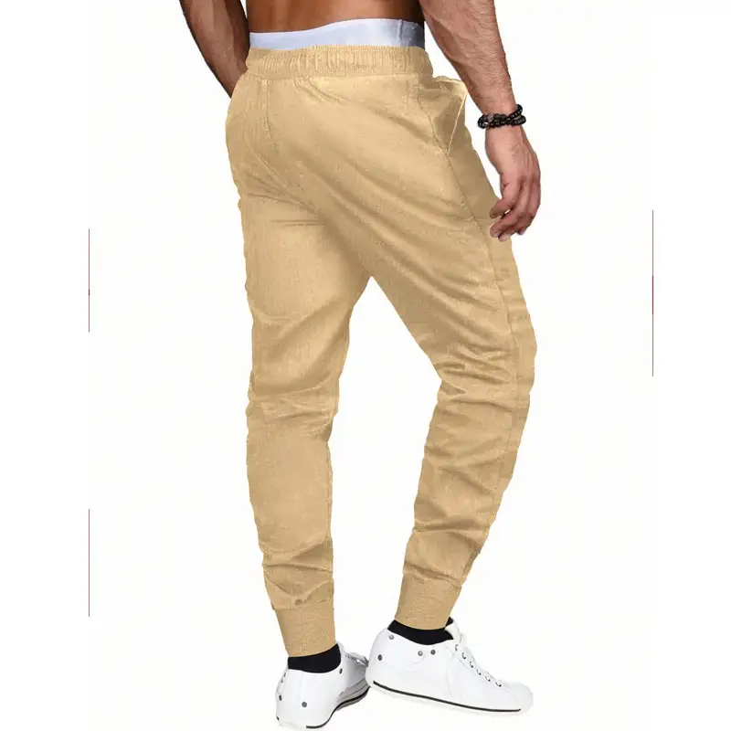 Men Black Jogger Pants Summer Casual European Size - Image 7