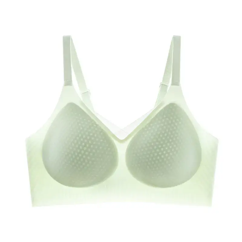 Women's Thin Summer Ice Silk Jelly Glue Back Bra - Image 2