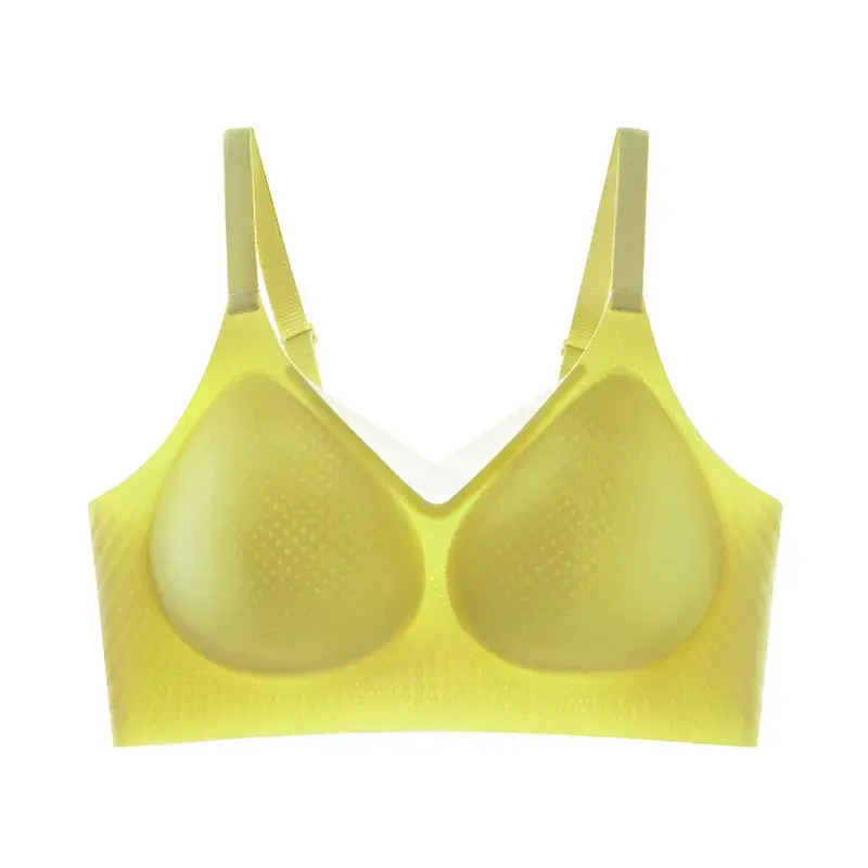 Women's Thin Summer Ice Silk Jelly Glue Back Bra - Image 4