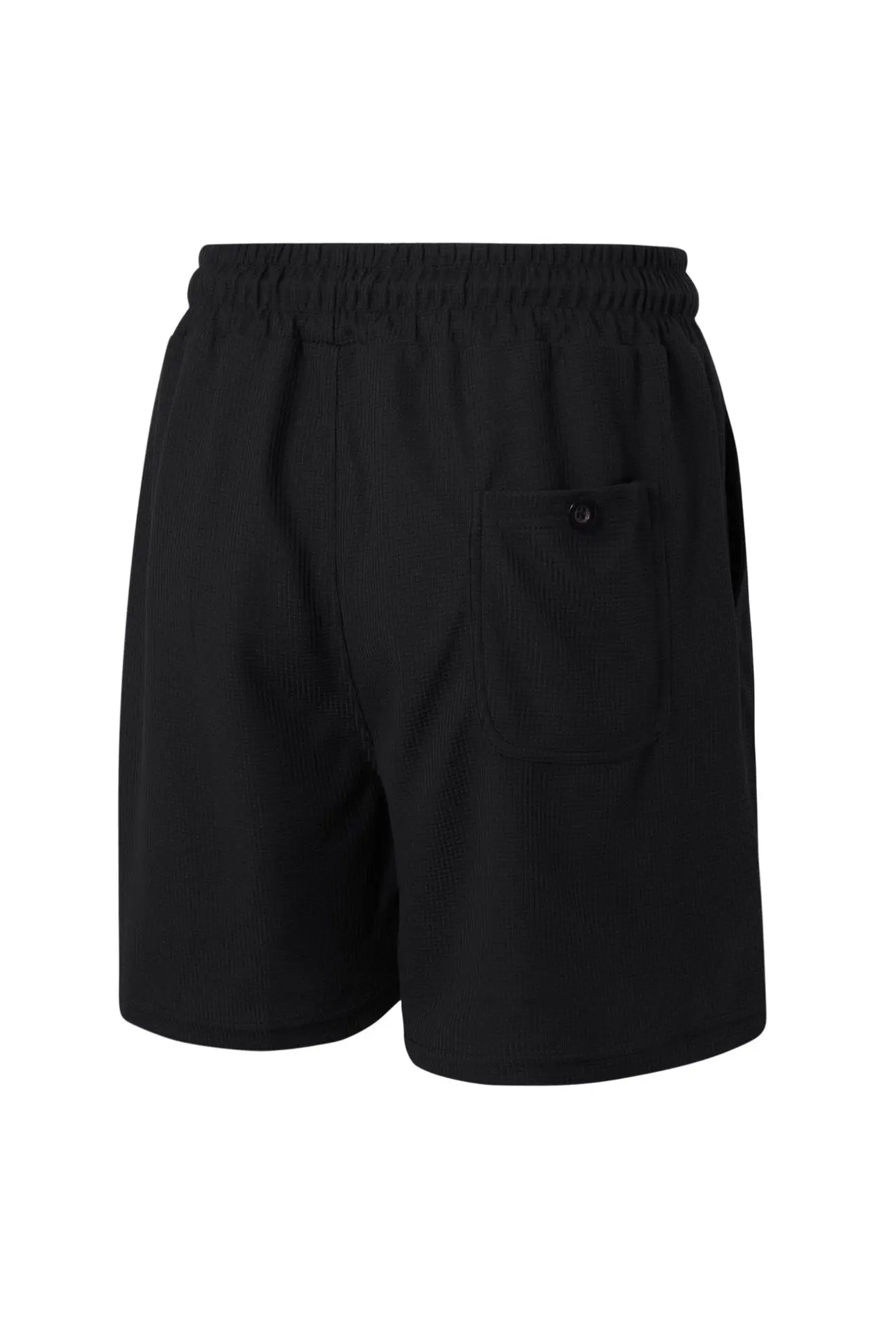 Men's Light Grey Waffle Shorts Cross-border Summer — feature 6