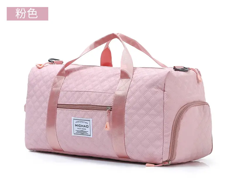 White Crossbody Gym Bag Women Waterproof Travel Bag — feature 16