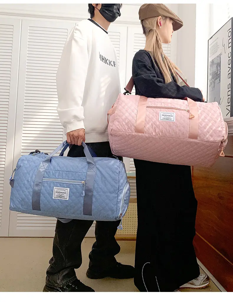 White Crossbody Gym Bag Women Waterproof Travel Bag — feature 39