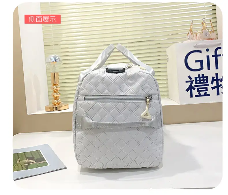 White Crossbody Gym Bag Women Waterproof Travel Bag — feature 42