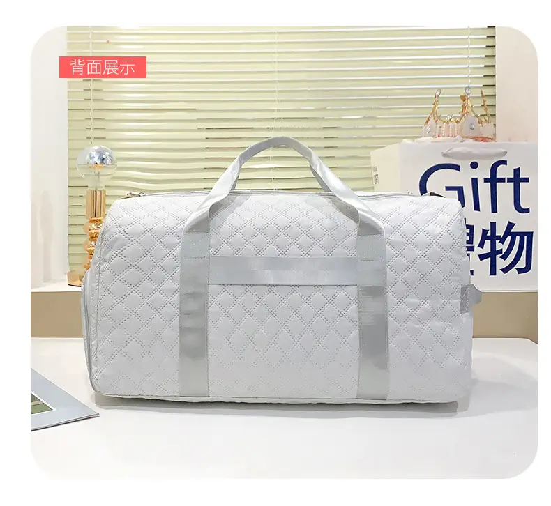 White Crossbody Gym Bag Women Waterproof Travel Bag — feature 43