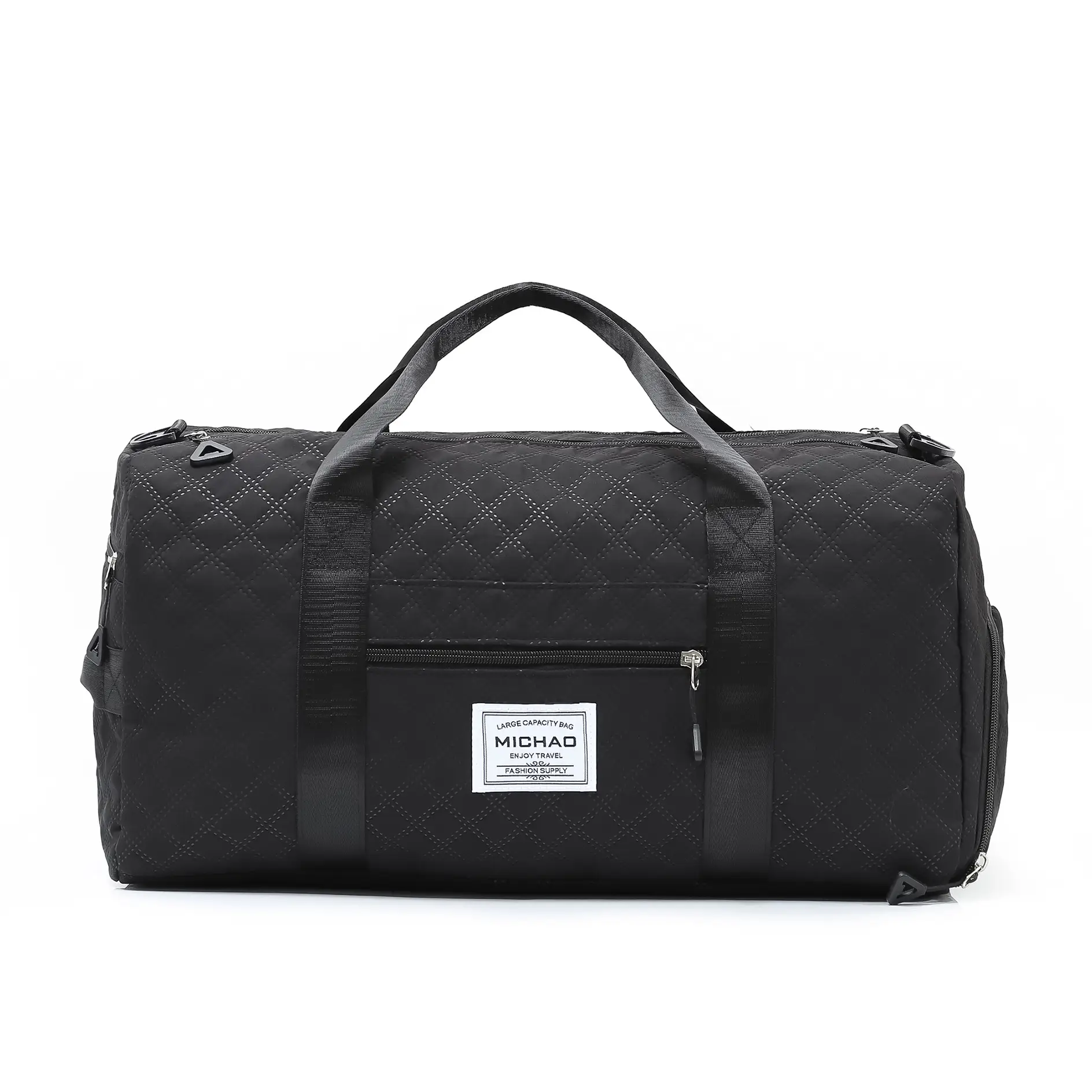 White Crossbody Gym Bag Women Waterproof Travel Bag - Image 2
