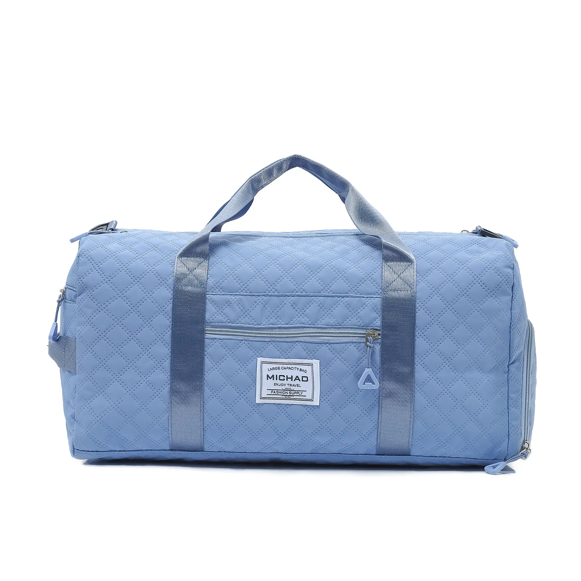 White Crossbody Gym Bag Women Waterproof Travel Bag - Image 3
