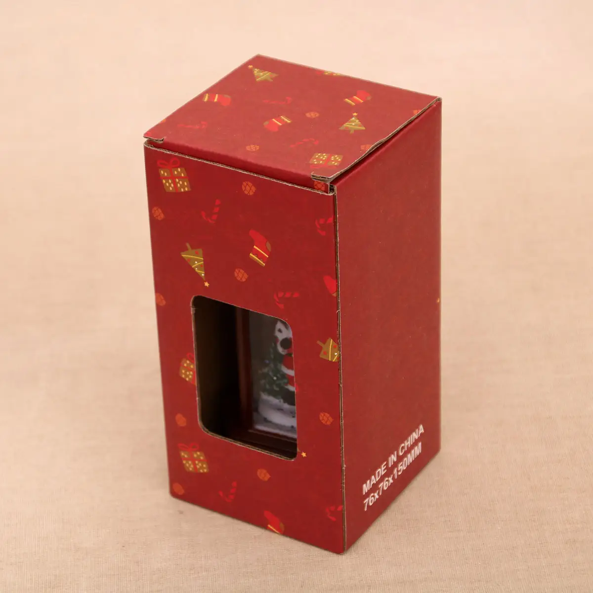 Christmas Snow Hexagonal Night Light with Colorful Glow — feature 6