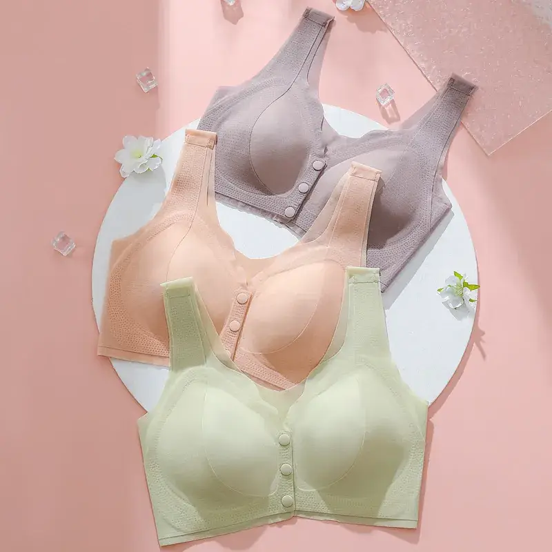 Women's Summer Push-Up Vest Underwear White Front Buckle - Image 7