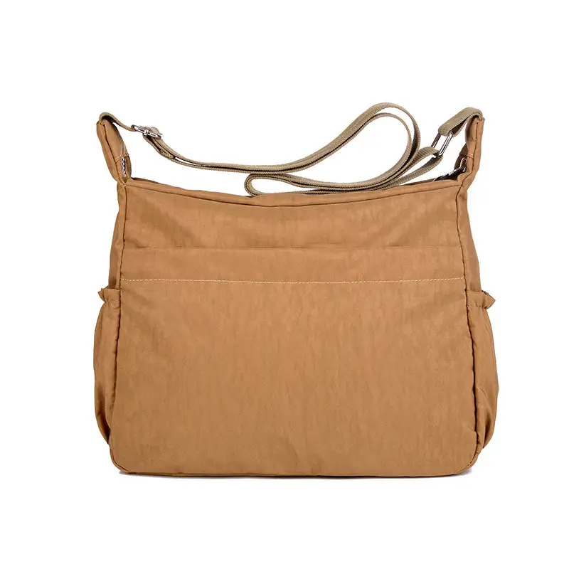 Women's Lightweight Wash Nylon Crossbody Bag Turquoise