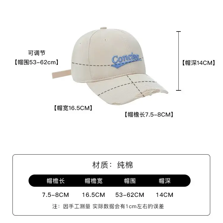 Vintage Black Same Letter Baseball Cap Summer Thin Cap - Image 11