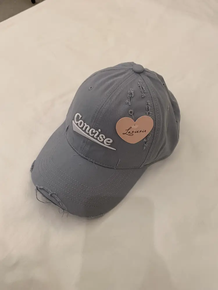 Vintage Black Same Letter Baseball Cap Summer Thin Cap - Image 5