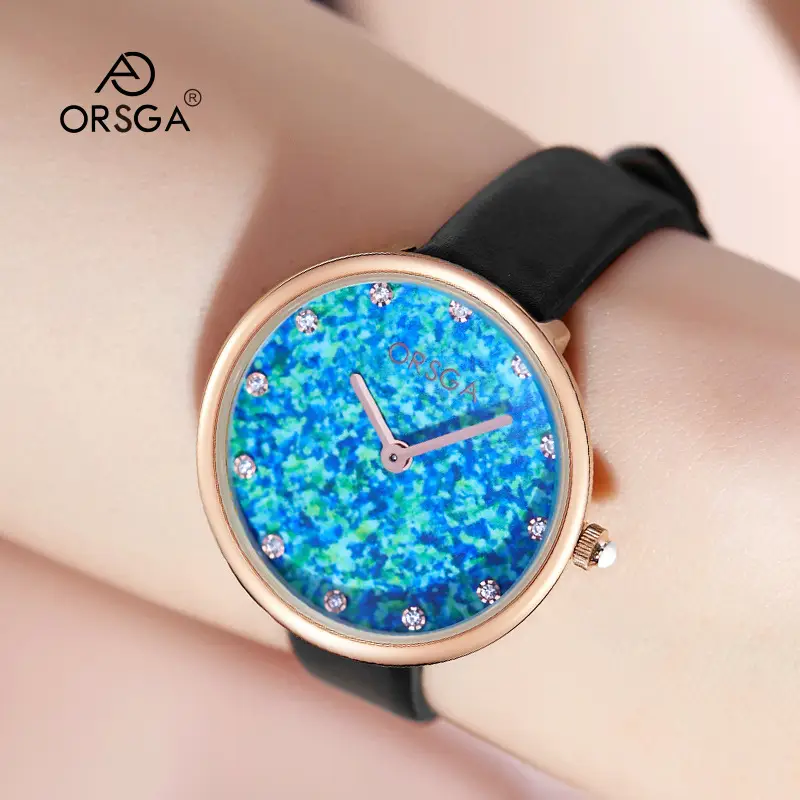 Oz Eggplant Diamond Women's Watch Waterproof Quartz - Image 6