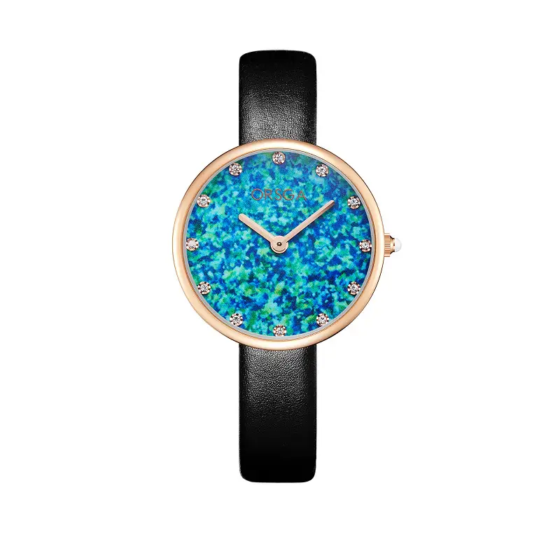 Oz Eggplant Diamond Women's Watch Waterproof Quartz - Image 2