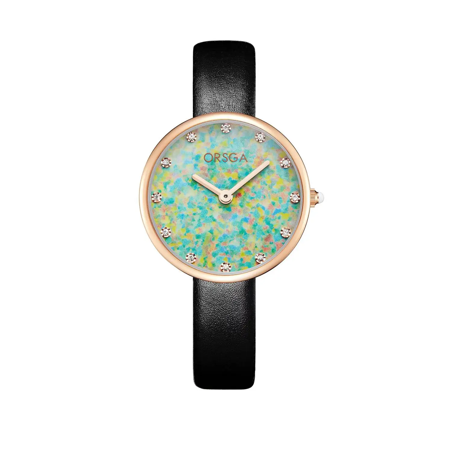 Oz Eggplant Diamond Women's Watch Waterproof Quartz - Image 3