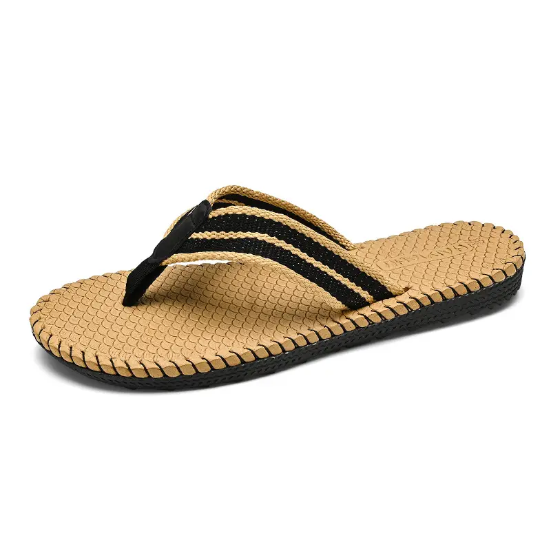 Vietnam Flip Flops Summer New Non-slip Casual Slippers Men's Woven Distinctive Beach Sandals Thailand Cross-border Trendy Slippers - Image 7