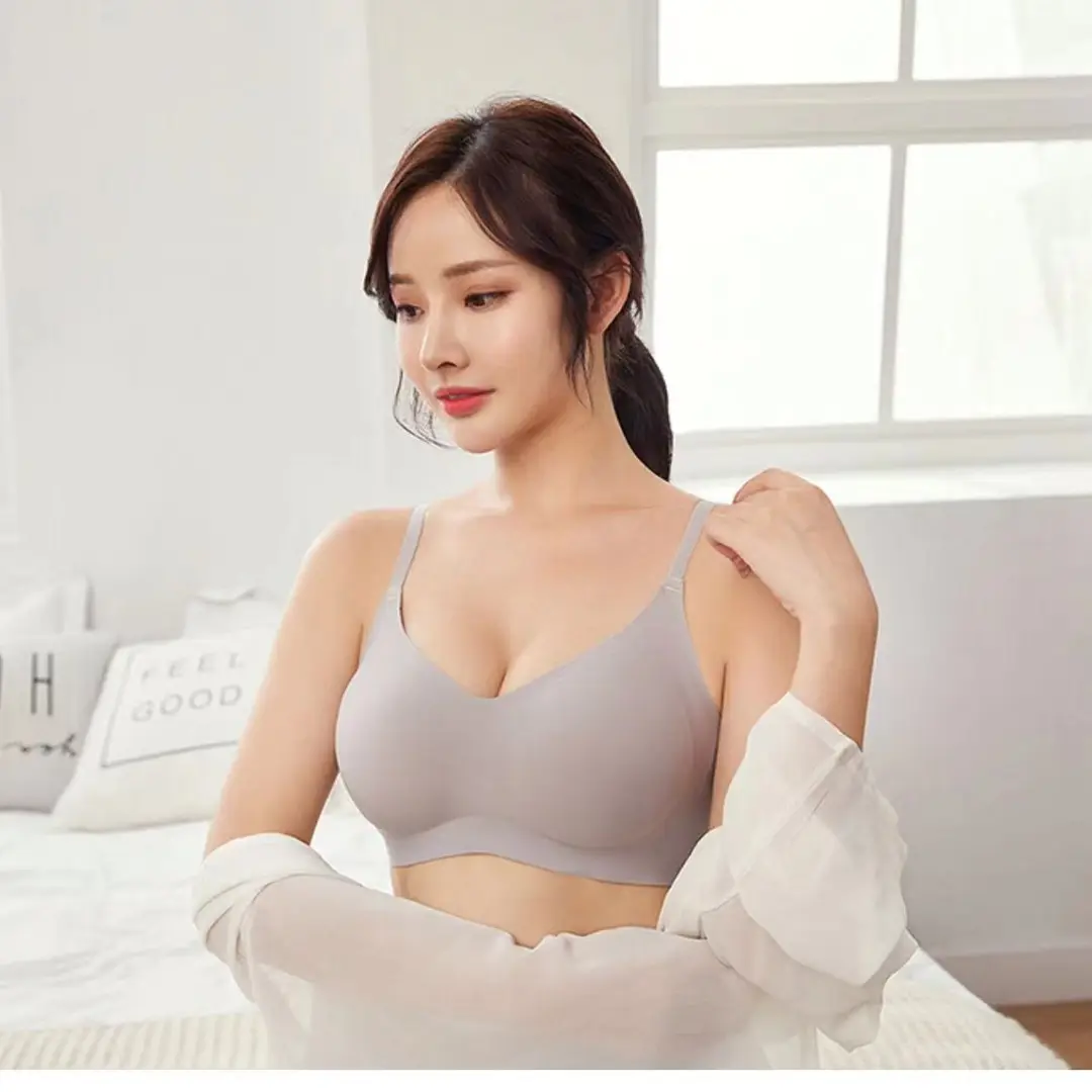 Breathable, Close-Fitting, Comfortable, Sporty, Adjustable, Safe, Invisible Breasted Sling, Seamless Bra, Modal Intimates