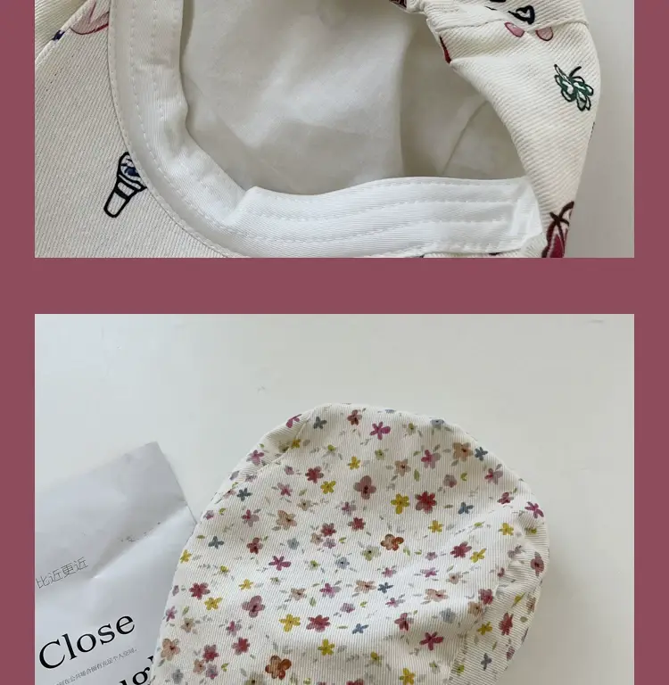 Japanese Style Cute Graffiti Forward Hat for Girls — feature 10