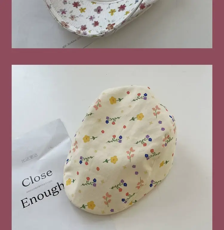 Japanese Style Cute Graffiti Forward Hat for Girls — feature 12