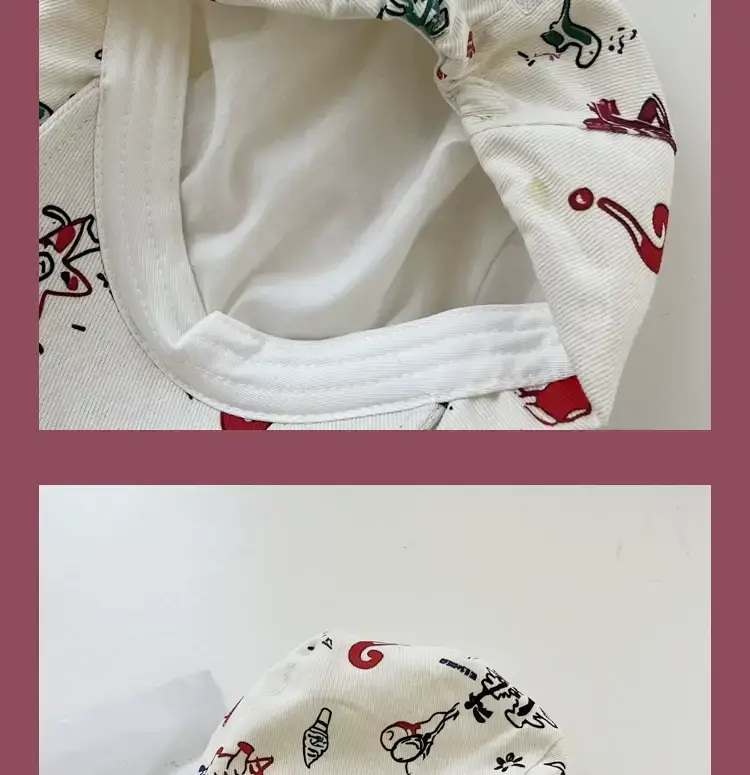 Japanese Style Cute Graffiti Forward Hat for Girls — feature 8