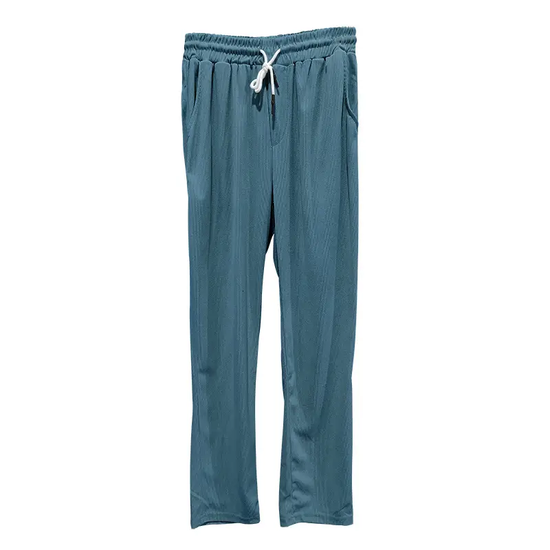Men Grey Loose Straight Corduroy Pants American Oversize — feature 15