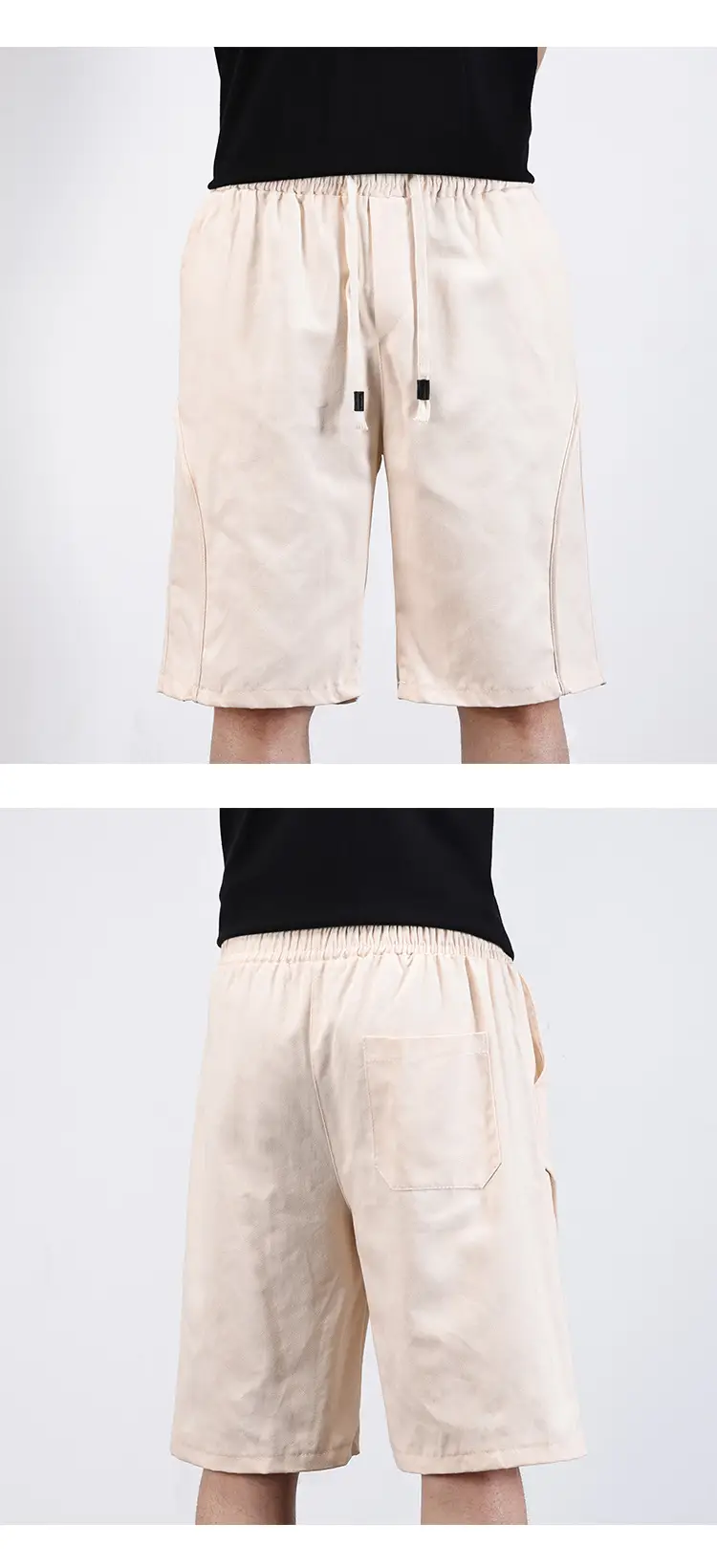 Men Army Green Shorts Mid-Length Functional Summer Wear — feature 14