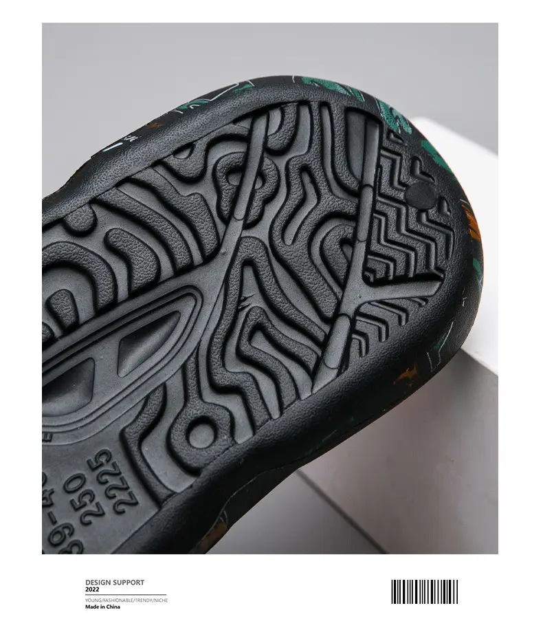 Summer plus size Thick Sole Outwear Flip Flops Men's Flip Flops Trendy Distinctive Non-slip Beach Shoes — feature 7