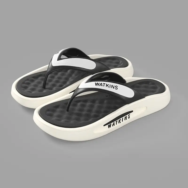 Summer new high-end flip-flops cross-border for men and women to wear non-slip trend beach slippers for couples - Image 2