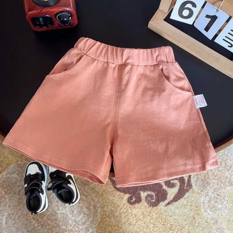 Children Striped T-Shirt Shorts Set 2024 Summer — feature 13