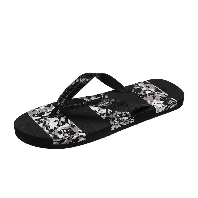Slippers Men's Flip-Flops Summer Beach Casual Non-Slip Shit Feet Pinch Soft Bottom Wear-Resistant Outdoor plus size 45 Sandals - Image 8