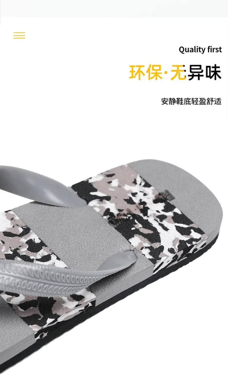 Slippers Men's Flip-Flops Summer Beach Casual Non-Slip Shit Feet Pinch Soft Bottom Wear-Resistant Outdoor plus size 45 Sandals — feature 9