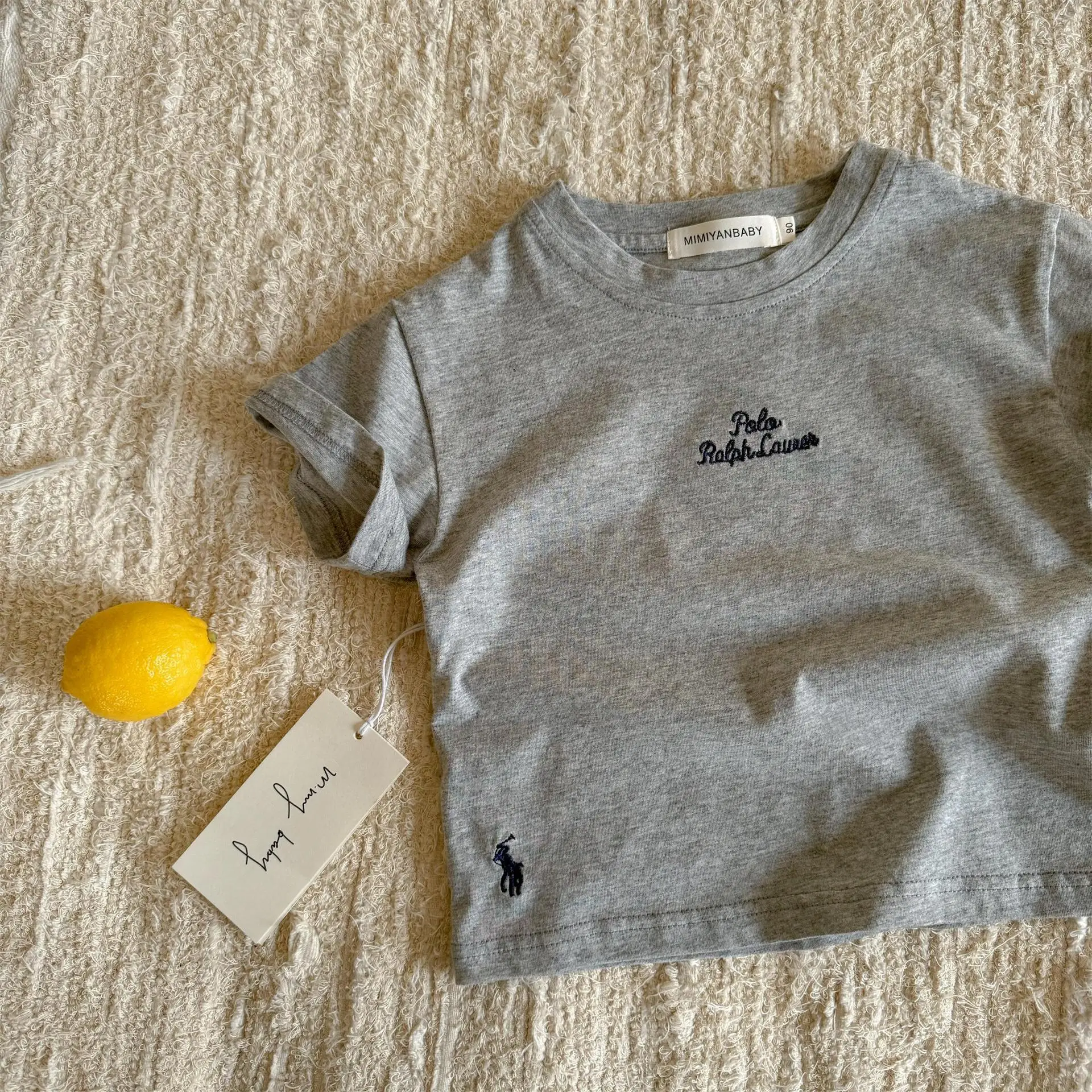 Boys Cotton Striped T-Shirt Navy Red - Image 7