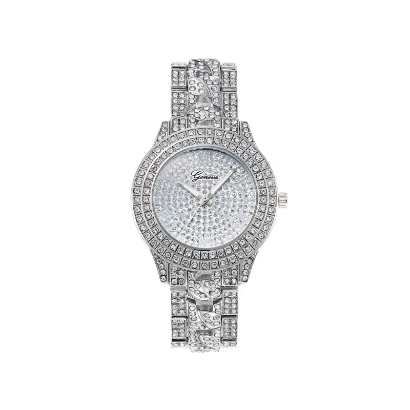 Gold Diamond Watch for Men Women Quartz Bracelet — feature 5